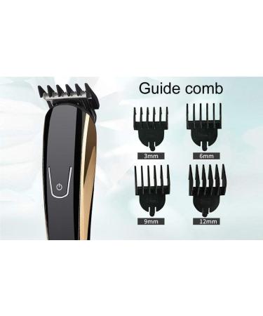 3-in-1 Waterproof Hair Clipper | Rechargeable Men's Shaver & Nose Hair Trimmer | Cordless Gold Accessories - Buy Online on GoSupps.com