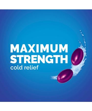 Alka Seltzer Plus Maximum Strength PowerMax Cold and Cough Medicine Liquid Gels for adults with Pain Reliever Fever Reducer Cough Suppressant and Nasal Decongestant 16 count - Buy Online on GoSupps.com