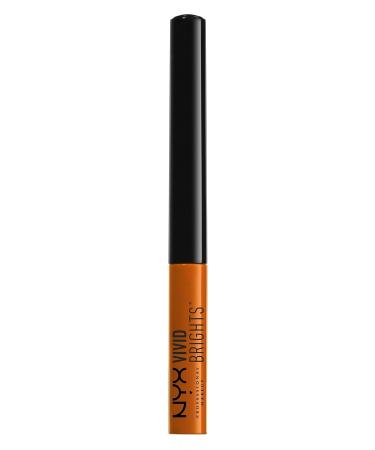 NYX Vivid Brights Liquid Eyeliner in Vivid Delight - Muted Orange | Long Lasting Formula - Buy Online on GoSupps.com