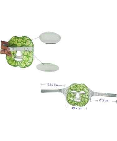 Angoily Cold Gel Mask Ice Compress Cold Gel Faicial Care Cooling Facial Cucumber Cooling Mask - Buy Online on GoSupps.com