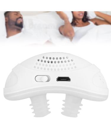 Intelligent Snoring Device Small Sonre Stopper | Lightweight Breath Aid for Snoring Relief | Home Use Nasal Plug - White - Buy Online on GoSupps.com