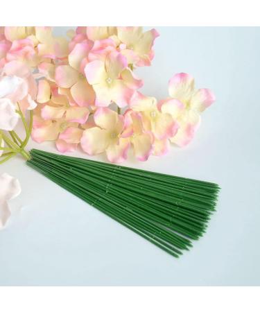 Enajucy 100 pcs 10 Inch Plastic Floral Stem Wire for DIY Artificial Flower Arrangements - Buy Online on GoSupps.com