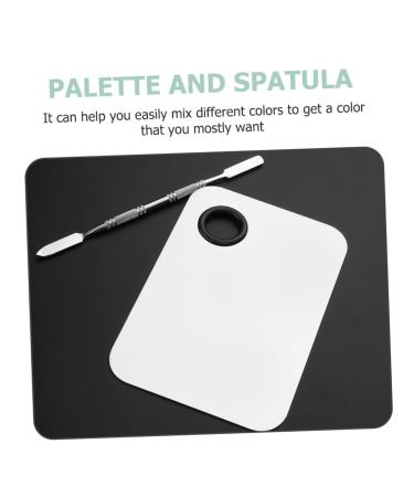 Balacoo Makeup Palette Set - 6 Watercolor Trays & Nail Color Mixing Palettes for Professional Nail Art & Makeup | Stainless Steel Paint Tools - Buy Online on GoSupps.com