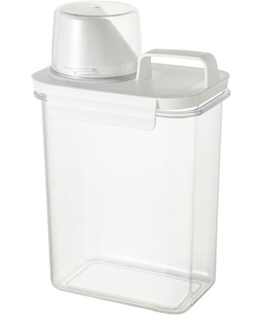 CNANRNANC Airtight Detergent Dispenser with Measuring Cup Washing Powder Dispenser Washing Powder Storage Bucket Laundry Detergent Box (2300 ml) 2300ML - Buy Online on GoSupps.com