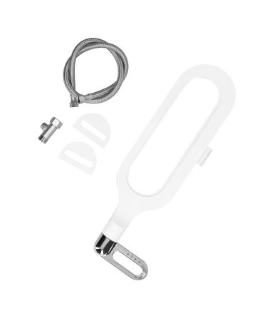 Double Nozzle Bidet G1/2 Ultra Thin Plastic WC Bidet Attachment with Double Nozzles Self-Cleaning for Home Bathroom