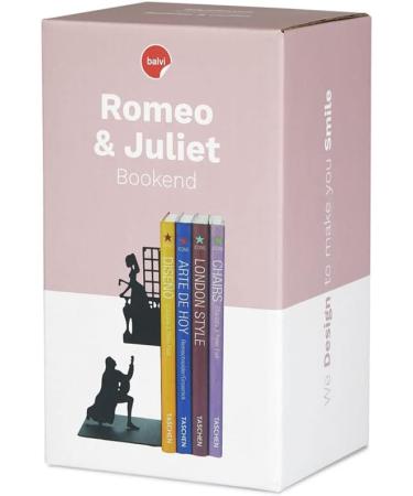 Balvi Romeo & Juliet Metal Bookend Elegant Literary Decor Inspired by Shakespeare | International Shipping Available - Buy Online on GoSupps.com