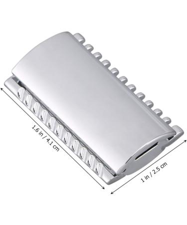 Beavorty 2-Piece White Shaving Set - Men's Metal Razor with Chestnut Wood Handle | Premium Grooming Accessories - Buy Online on GoSupps.com