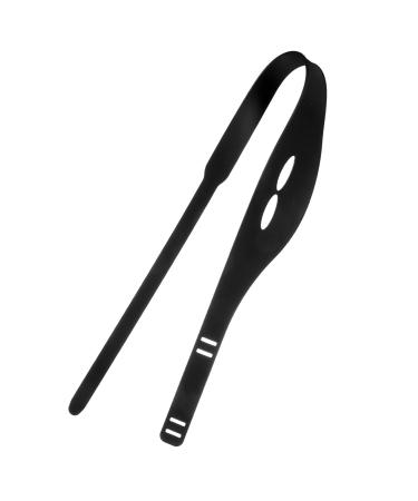 FRCOLOR mens headband tool headbands neckline shaving guide silicone haircut band adjustable hair cutting guide band for shaping mold template barber band arc Silica gel child Scissors 68x4.4cm Black