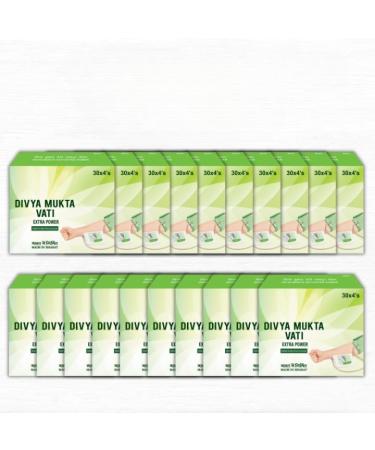 PGM Patan-Jali Divya Muktavati Extra Power | 100% Natural Ayurvedic Tablets for Healthy Blood Pressure & Stress Relief | Herbal Remedy | Pack of 20 Tablets