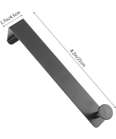 Gadpiparty 2pcs Door Hook Over Door Clothes Hanger Rack Over The Door Mirror Hanger Wall Hanger Door Back Hook 21x4.5cm Black - Buy Online on GoSupps.com