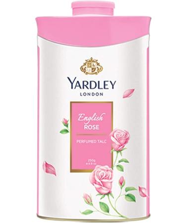 Yardley London Fresh Floral Fragrance Locked in a Fine & Silky Perfumed Talcum Powder (Yardley London English Rose Pack of 1 250Gram)