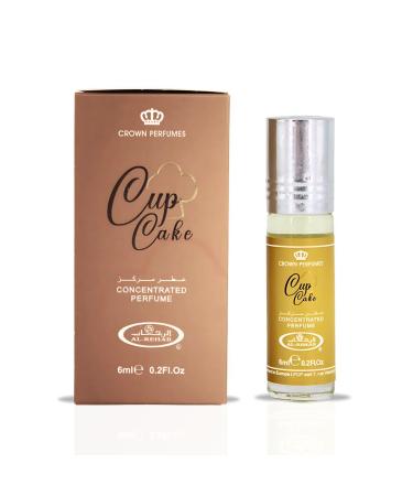 Al-Rehab Cupcake Arabian Perfume Oils for Women 6ML (0.2 OZ) Fragrance Oil with Citrus Creamy Vanilla & Amber - Long-Lasting Concentrated Perfume Oil with a Cozy Sweet and Premium Fragrance