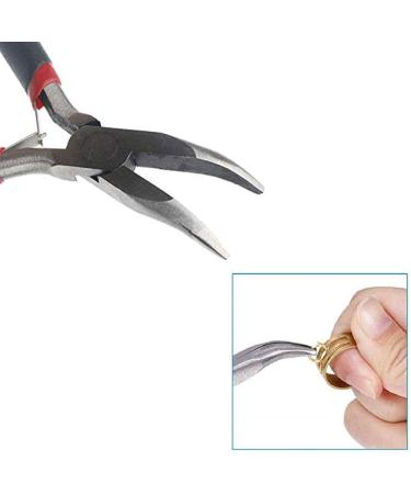 2 Pack 5 Inch Bent Nose Pliers for Jewelry Making and Beading Supplies - Buy Online on GoSupps.com