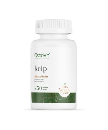 Ostrovit Nutrition 1x Kelp |250 tablets per container |High dose |Jod Laminaria Japonica extract Braunalgen Seang Naturally |Dietary supplements (1 Pack)