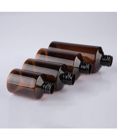 TIANZD 6 Pieces Empty 100 ml Brown PET Plastic Fine Mist Pump Spray Bottles with Black Sprayer for Cosmetic Perfume Water Travel Portable Containers Refillable 1x Funnel 100ml - Buy Online on GoSupps.com