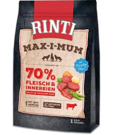 Buy RINTI MAX-I-MUM Beef 4x1kg - Premium Single Beef 1kg Pack (4 Units) - International Shipping Available - Buy Online on GoSupps.com