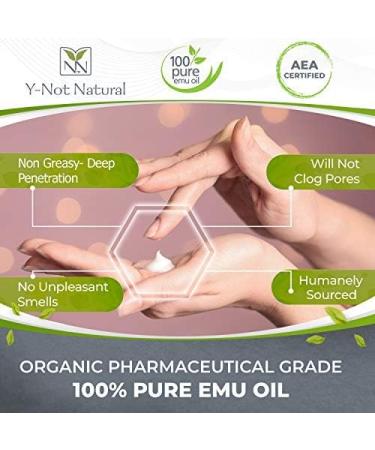 100% Pure Pharmaceutical Grade Emu Oil Infused with Rose Canvas (Natural Oil Blend) (60ml) 60 ml (Pack of 1) - Buy Online on GoSupps.com