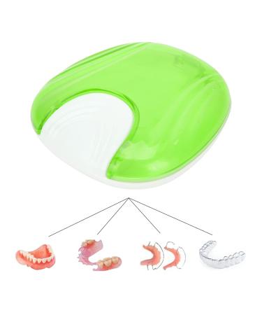 Portable Denture Box for Travel - Light Green Storage for False Teeth & Retainers - Buy Online on GoSupps.com