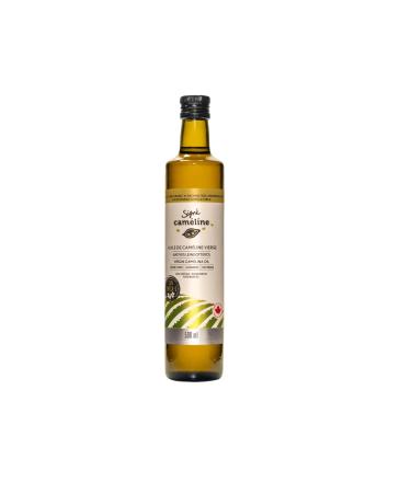Cold -pressed native linseed oil 500ml by Sign Cam line |High smoke point 246 C |Rich in omega-3 & vitamin E |Alternative to olive oil |Vegan |Made in Canada |GVO-free 500 ml (1-pack)
