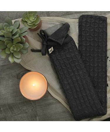 UMOI Eco Tube Hot Water Bottle with Knitted Cover - Extra Long 77cm x 13cm BS1970:2012 Certified (Dark Grey) - International Shipping Available - Buy Online on GoSupps.com