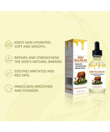 3PCS Beef Tallow Serum Moisturizing Repair Brighten Hydrating Face Anti Aging Dark Spot Barrier Essence Remover Shrink Pore Whitening - Buy Online on GoSupps.com