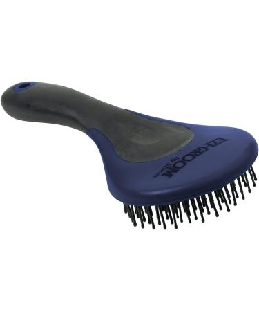 Shires 1366 Ezi-Groom Grip Mane & Tail Brush Navy Blue - Buy Online on GoSupps.com
