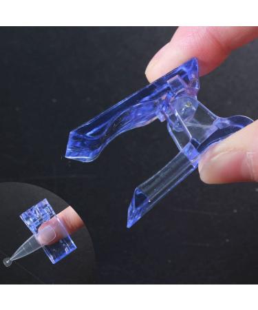 VNC 10Pcs Nail Tips Clip for Polygel Nail Forms - Dark Blue Manicure Nail Art Tool - Buy Online on GoSupps.com