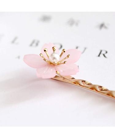 Solustre 2Pcs Cherry Blossom Hair Pins - Elegant Floral Bobby Pins for Weddings & Parties Ideal Hair Accessories & Gift for Women - Buy Online on GoSupps.com