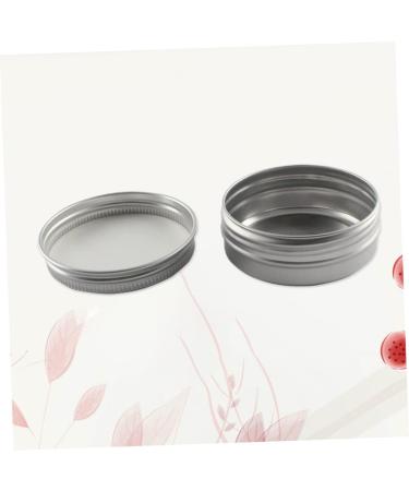 Beavorty Box Metal Round Tins Containers Metal Tins Cans small tins with lids Aluminium Cream Can screw lid round tin refillable empty tin jar jars Aluminum cosmetic travel birthday present - Buy Online on GoSupps.com