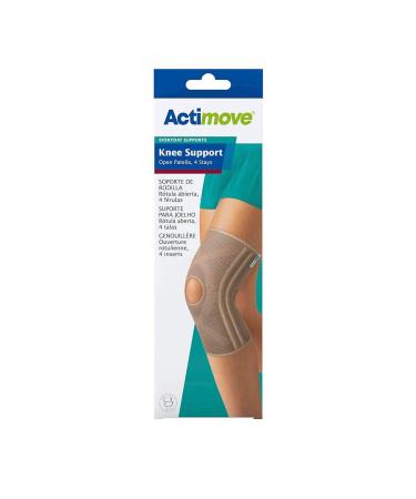 Actimove Knee Support Open Patella - Medium Beige | 4 Stays for Optimal Stability | International Shipping Available - Buy Online on GoSupps.com