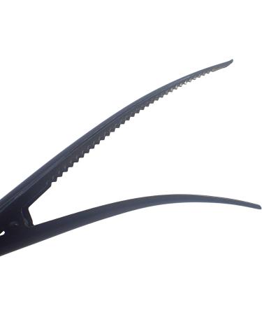 Topkids Accessories 2pc 13cm Hair clips for Women Duckbill/Beak/Concorde design Sectioning Hair Clips Hair Accessories for Women Hair grips Hairdressing clips (Enamel Black) - Buy Online on GoSupps.com