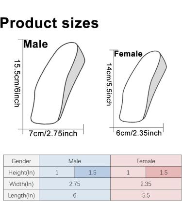 Elfzone Height Increase Insoles - 1.5-Inch - Orthopedic Heel Lifts for Men - 2 Pack Grey - Size 10-12 - Buy Online on GoSupps.com