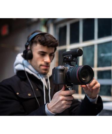 Sennheiser MKE 400 Directional On-Camera Shotgun Microphone - 3.5mm TRS/TRRS Connectors for DSLR, Mirrorless & Mobile - Buy Online on GoSupps.com