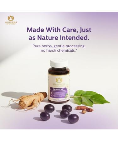 Maharishi Ayurveda Glucostat 1000 mg 60 Tablets Ayurvedic Herbal Blend with Ashwagandha Boerhavia & Gymnema Supports Healthy Glucose Metabolism & Kidney & Liver Function* - Buy Online on GoSupps.com