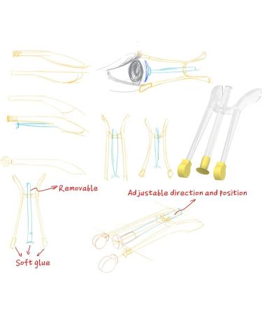 Ofone Contact Lens Remover Tool - Soft Lens Applicator with Tweezers & Case | Portable Contact Inserter & Remover - Travel Friendly (Yellow - Buy Online on GoSupps.com