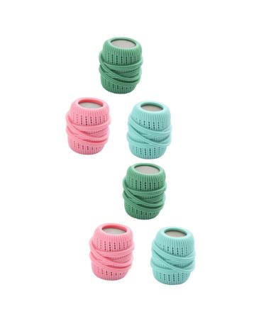 minkissy 6 Pcs Washing Machine Laundry Ball Dryer Ball Washing Machine Balls Clothes Washing Ball Laundry Washing Balls Laundry Balls Fabric Softener Tpe Household Washer 7x4.5x4.5cmx2pcs Random Colorx2pcs