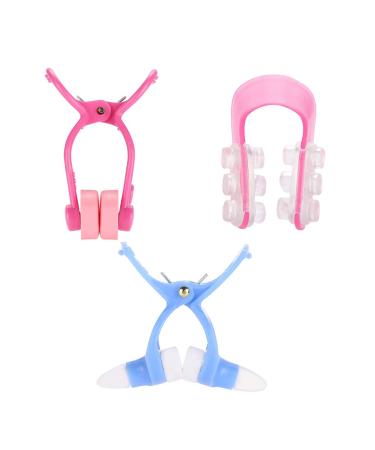 3 Pieces Nose Clip Nose up Lifting Clips Nose Lifters Beauty Clips Silicone Nose Bridge Slimming Clips Nose Massagers Tools for Women
