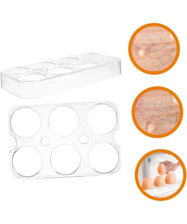 Angoily 2pcs Plastic Egg Racks Eggs Fridge Egg Holder Refrigerator Egg Stands Egg Tray Side Door - Buy Online on GoSupps.com