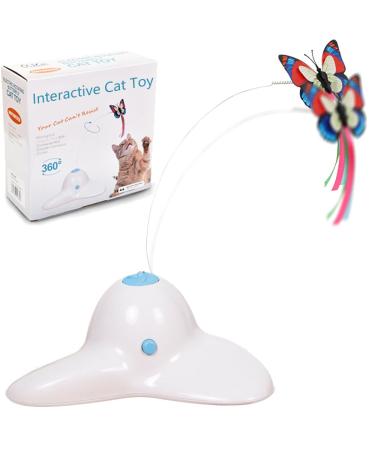 Speedy Panther Interactive Cat Toys for Indoor Cats Adult Kitten Toy Interactive Cat Toys with 360 Electric Cat Butterfly Toys Rotating - Buy Online on GoSupps.com