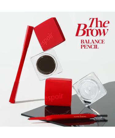ESPOIR Brow Balance Pencil 4 Ash Brown | Natural & Easy to Use Eyebrow Pencil | Detailed & Rich Korean Makeup - Buy Online on GoSupps.com