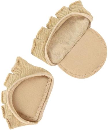 Non-Slip Forefoot Pads & Toe Separating Socks for Women - Comfortable Five Toe Heelless Design - International Shipping Available - Buy Online on GoSupps.com