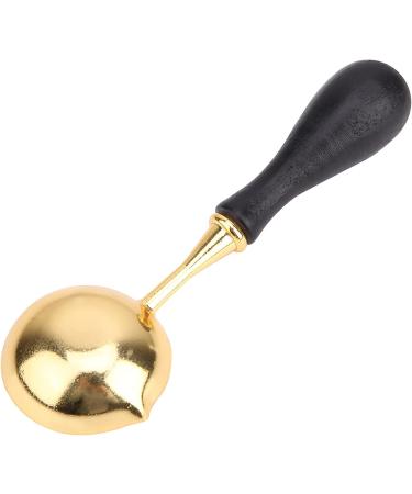 Spoon Sealing Wax Spoon Melting Spoon Sealing Stamp Wax Seal Warmer Oven (Copper Colour Spoon) - Buy Online on GoSupps.com