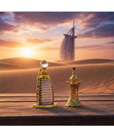 Moonlight Amber Perfume Oil for Women - Ananga & Bergamot Unisex Perfume Oil - Oriental Floral Scent with Lotus Rose Vanilla & Amber - 10ml + 5ml Long-Lasting Concentrated Roll-On - Buy Online on GoSupps.com