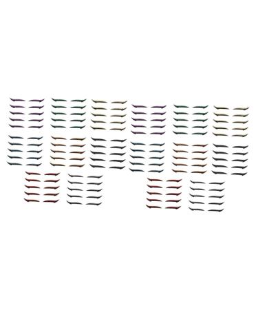 Healvian 80 Pairs Eyeliner Eyelid Line Stickers Invisible Eye Line Strips Glitter Stickers Stiker Plastic