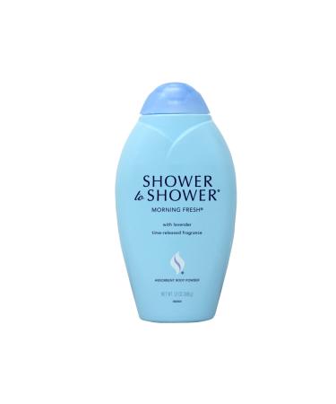 SHOWER TO SHOWER Body Powder Morning Fresh 13 oz (Pack of 10)