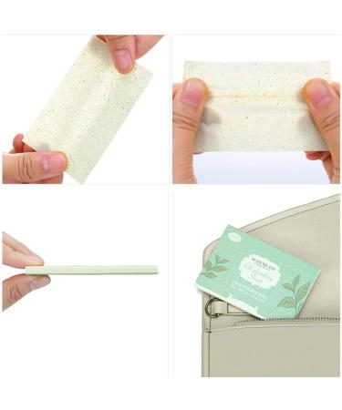 CangNingShang 100 Sheets Oil Blotting Papers for Acne Prone Skin - Natural Flax Linen Pink Tissues for Daily Use - Buy Online on GoSupps.com