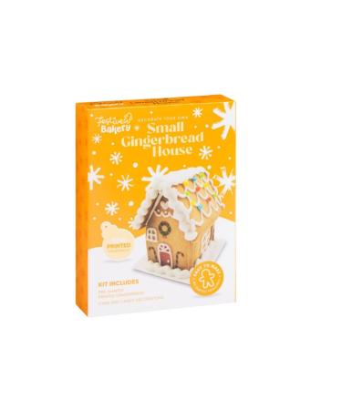 Christmas Gingerbread House Kit - Make Your Own Gingerbread House 165g (Pack of 1) - Easy to Make - No Baking - Includes Pre-Shaped Gingerbread Icing & Decorations - Baking Fun for All Family