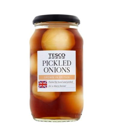 Tesco Pickled Onions 440g.