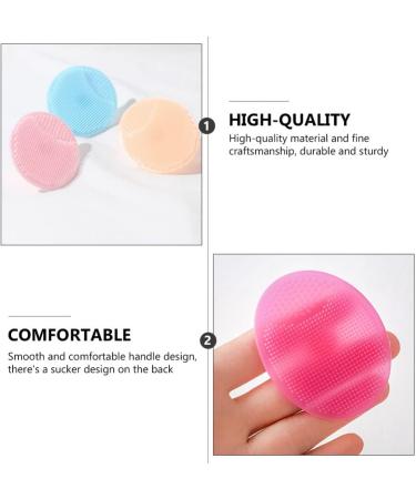Minkissy 6PCS Baby Bath Brush Set - Silicone Exfoliator Scrubbers for Dry Skin & Cradle Cap - Buy Online on GoSupps.com