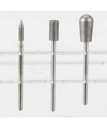 Bausch 1749 Diamond Milling Cutter Set - 4 Diamond Attachments for Manik r & Pedicure | Ultimate Nail & Foot Care Tools - Buy Online on GoSupps.com